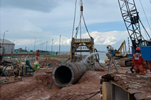 Removing-existing-pipeline-cut-onshore-using-Diamond-Wire-Cutter-1