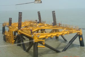 WHP-B Jacket Piling Installation