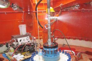 Leak Testing in Progress