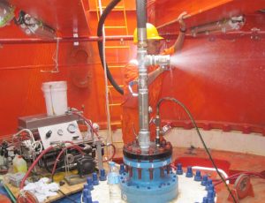 Leak Testing in Progress