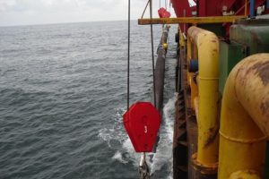 Davit Lift Of Pipeline Ready For PLEM Stalk -On
